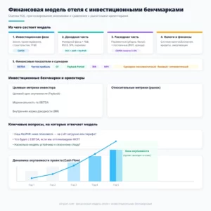 Финансовая модель отеля с бенчмарками